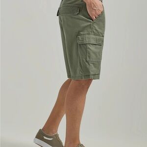 George Olive Cargo Shorts for Men